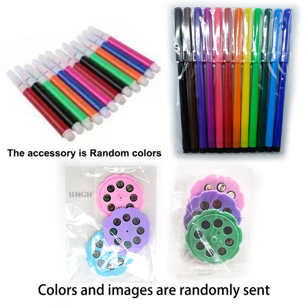 Projecteur de dessin licorne pour enfants avec 24 motifs colorés - Jouet & Gaming - صورة 5