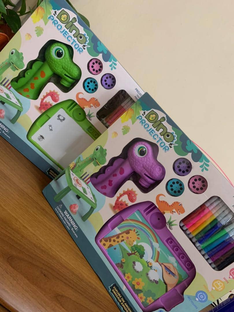 Projecteur de dessin Dino pour enfants avec 24 motifs colorés - Jouet & Gaming - صورة 10