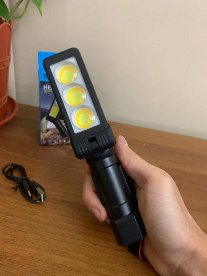 Lampe de Poche LED Portable et Réflecteur 20W - Outillage et Bricolage - صورة 9