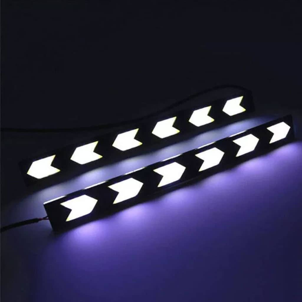 Lot de 2 feux de circulation à LED COB - Accessoires Auto/Moto - صورة 4