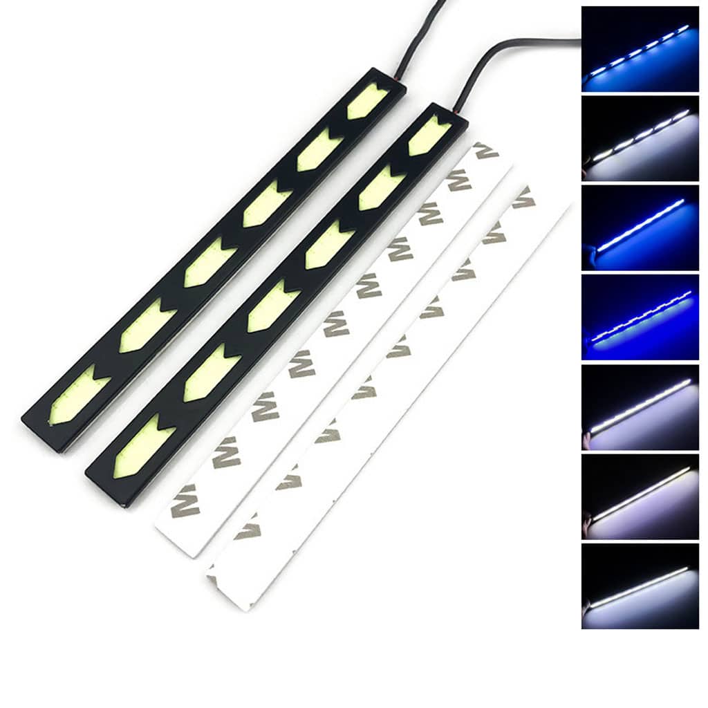 Lot de 2 feux de circulation à LED COB - Accessoires Auto/Moto - صورة 5