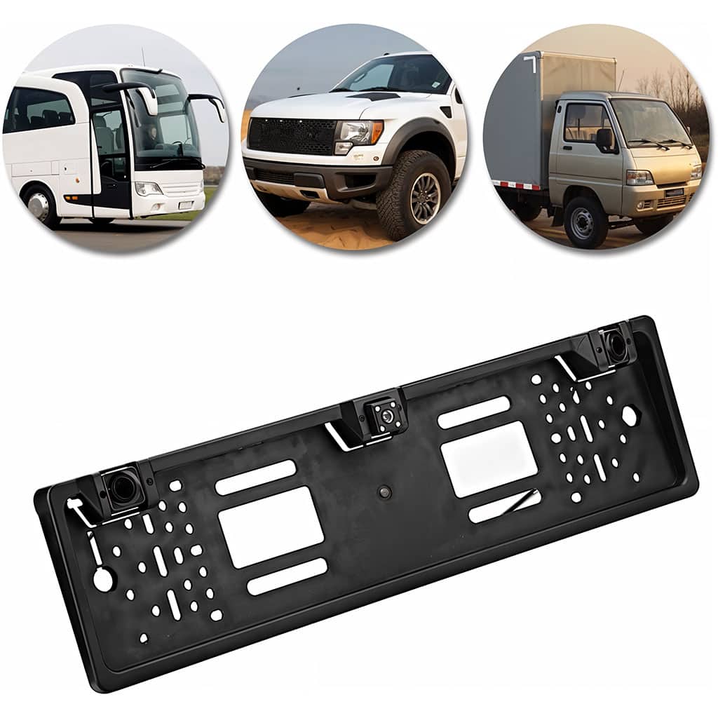 Caméra de recul HD Avec cadre de plaque d’immatriculation Standard et Radar de Recule - Accessoires Auto/Moto - صورة 2