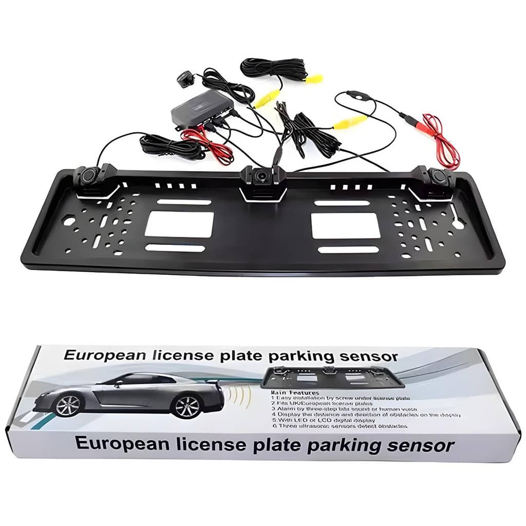Caméra de recul HD Avec cadre de plaque d’immatriculation Standard et Radar de Recule - Accessoires Auto/Moto - صورة 7