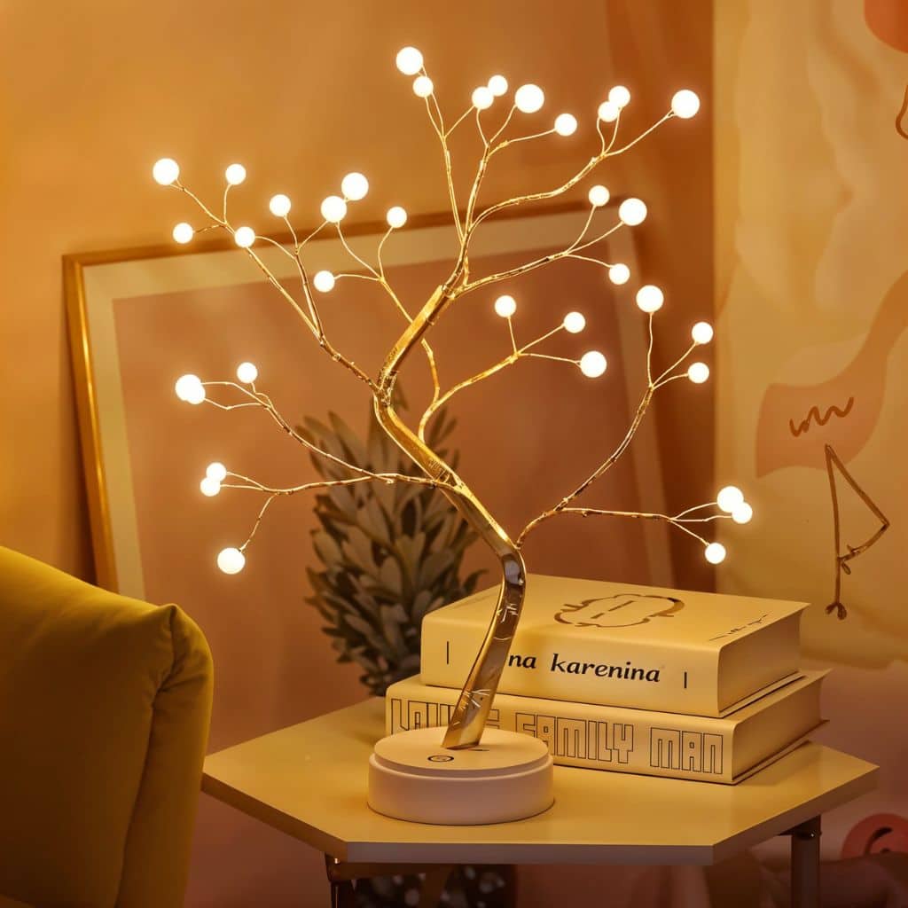 lampe de Table Arbre lumineux style bonsaï - Décoration - صورة 5