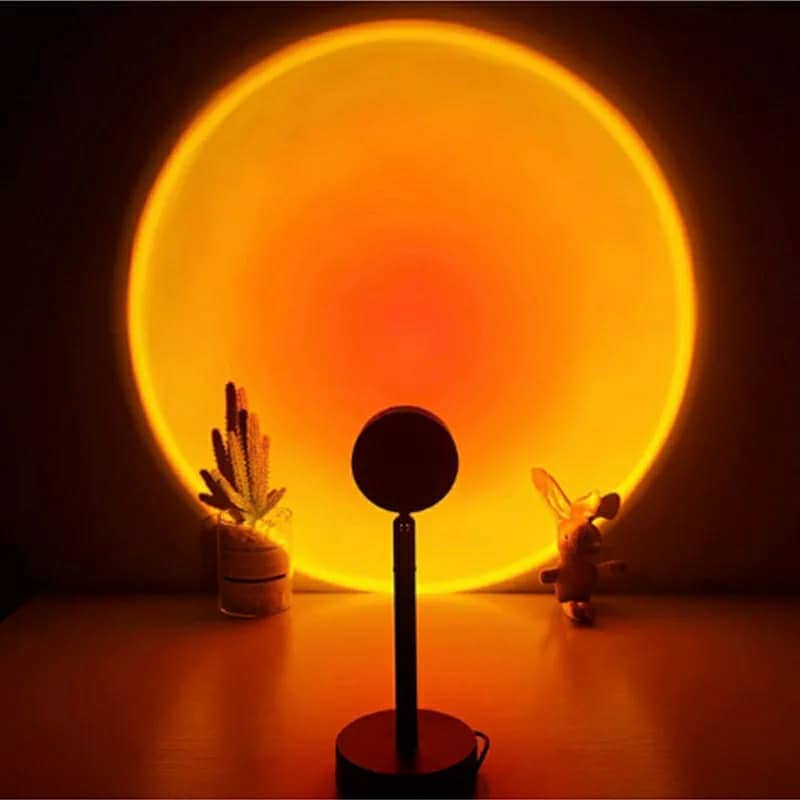 Projecteur de coucher de soleil rotatif à 180 ° USB décoration murale - Électronique - صورة 6