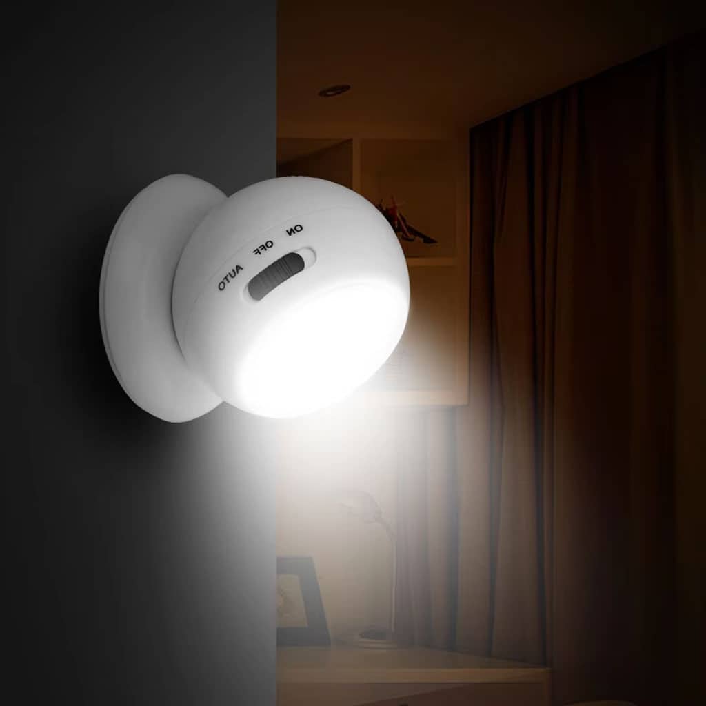 Lampe COB à détecteur de mouvement portable à 360 ° - Décoration - صورة 2