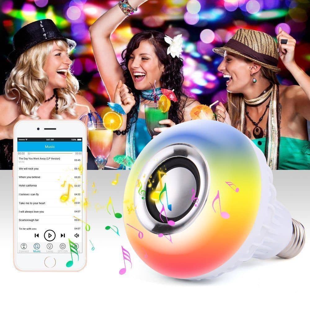 Ampoule Bluetooth Avec Haut-Parleur Rgb Télécommande SansFil - Électronique - صورة 3