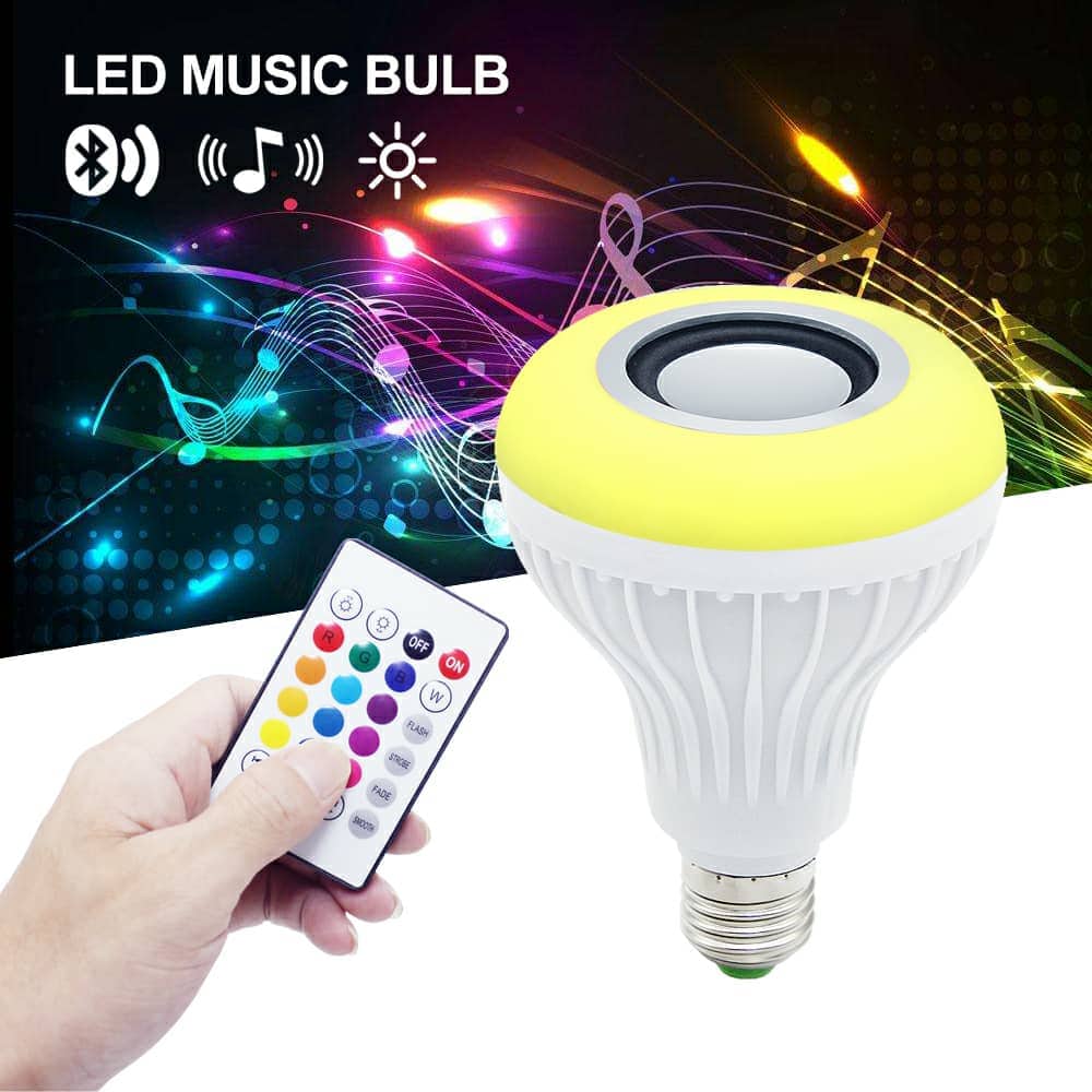 Ampoule Bluetooth Avec Haut-Parleur Rgb Télécommande SansFil - Électronique - صورة 9