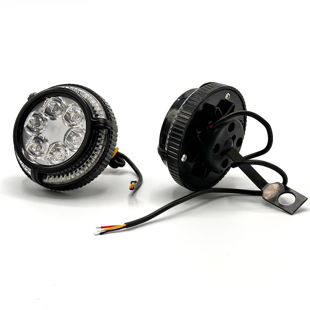 Lot de 2 Phares Antibrouillard 6 LED 12V-85V pour Moto - Accessoires Auto/Moto - صورة 2