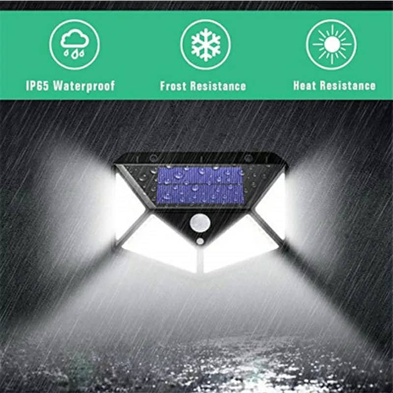 Lampe solaire d'extérieur à 158 LED avec détecteur de mouvement imperméable 3 modes d'éclairage idéal pour un jardin - Électronique - صورة 10