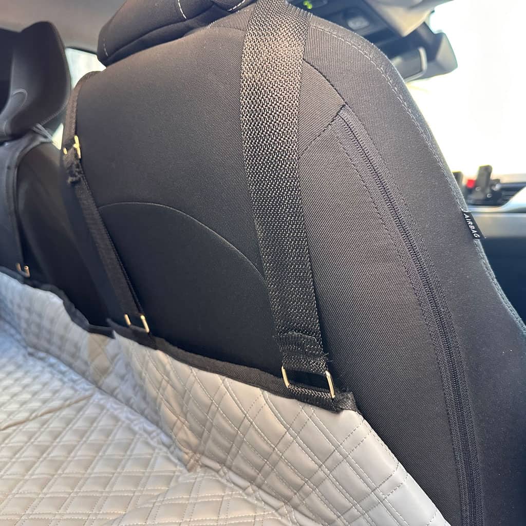 Matelas de Voiture Pliable avec Sangles Solides pour Siege Arrière - Accessoires Auto/Moto - صورة 5