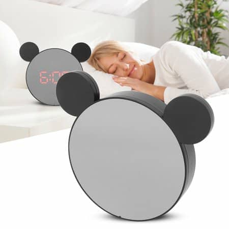 Réveil miroir numérique intelligent en forme mickey mouse - Électronique - صورة 2