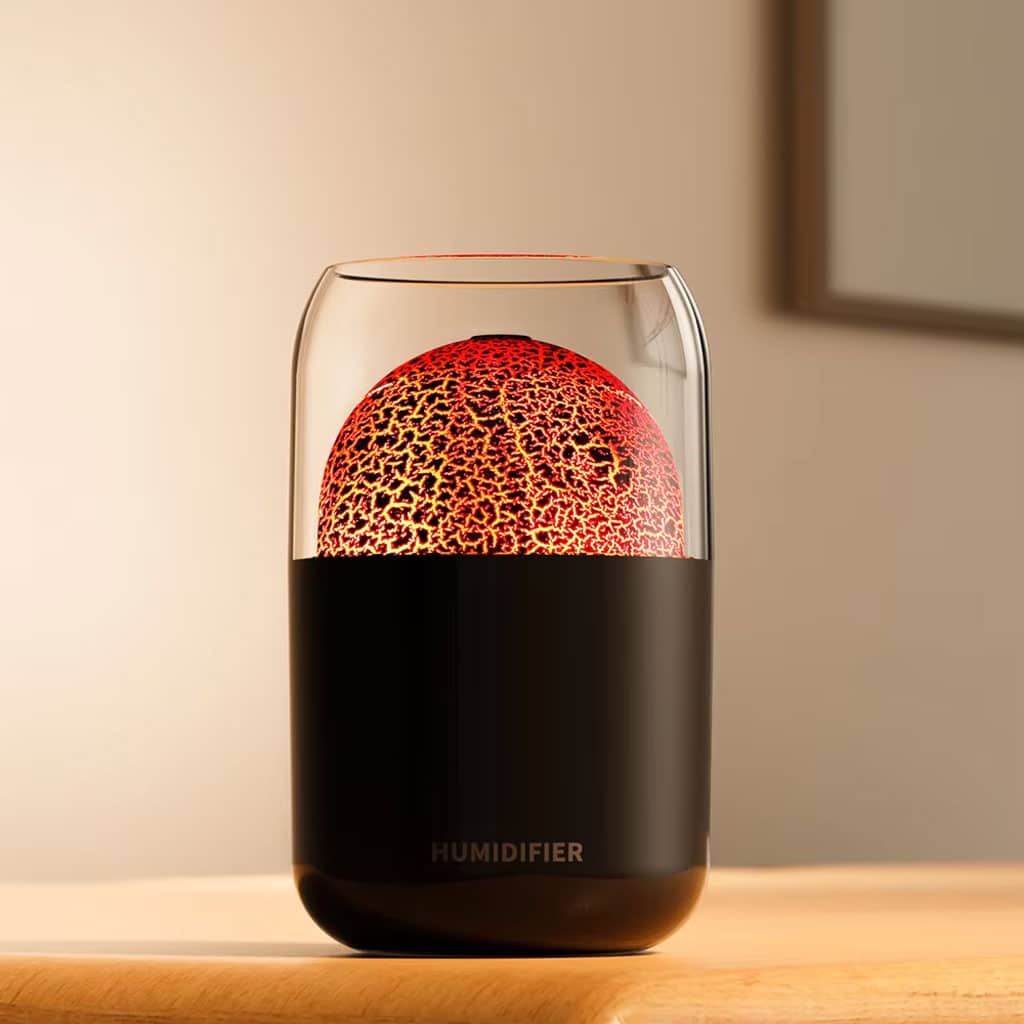 Diffuseur d’arômes Effet Volcan Lumineux 300ML - Décoration - صورة 3