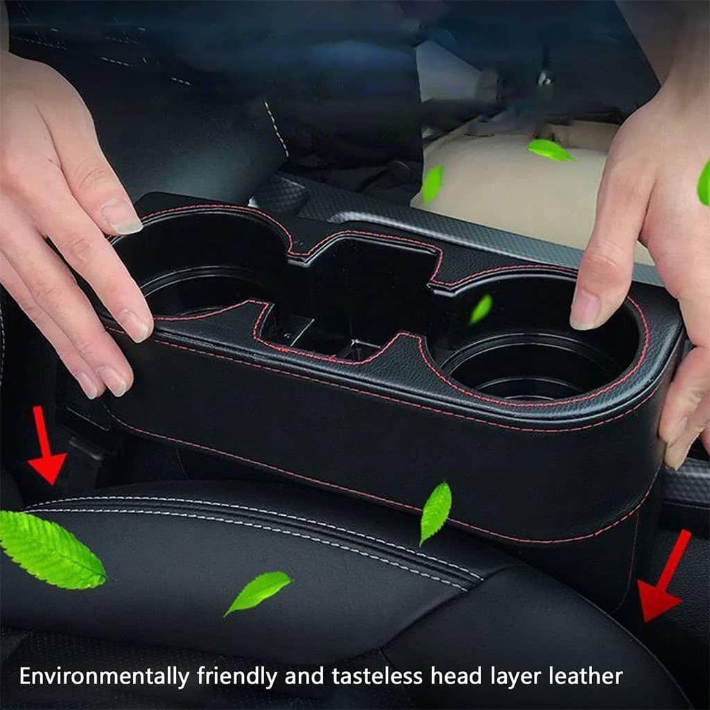 Organisateur de remplissage d’espace de voiture avec porte-gobelet - Accessoires Auto/Moto - صورة 2