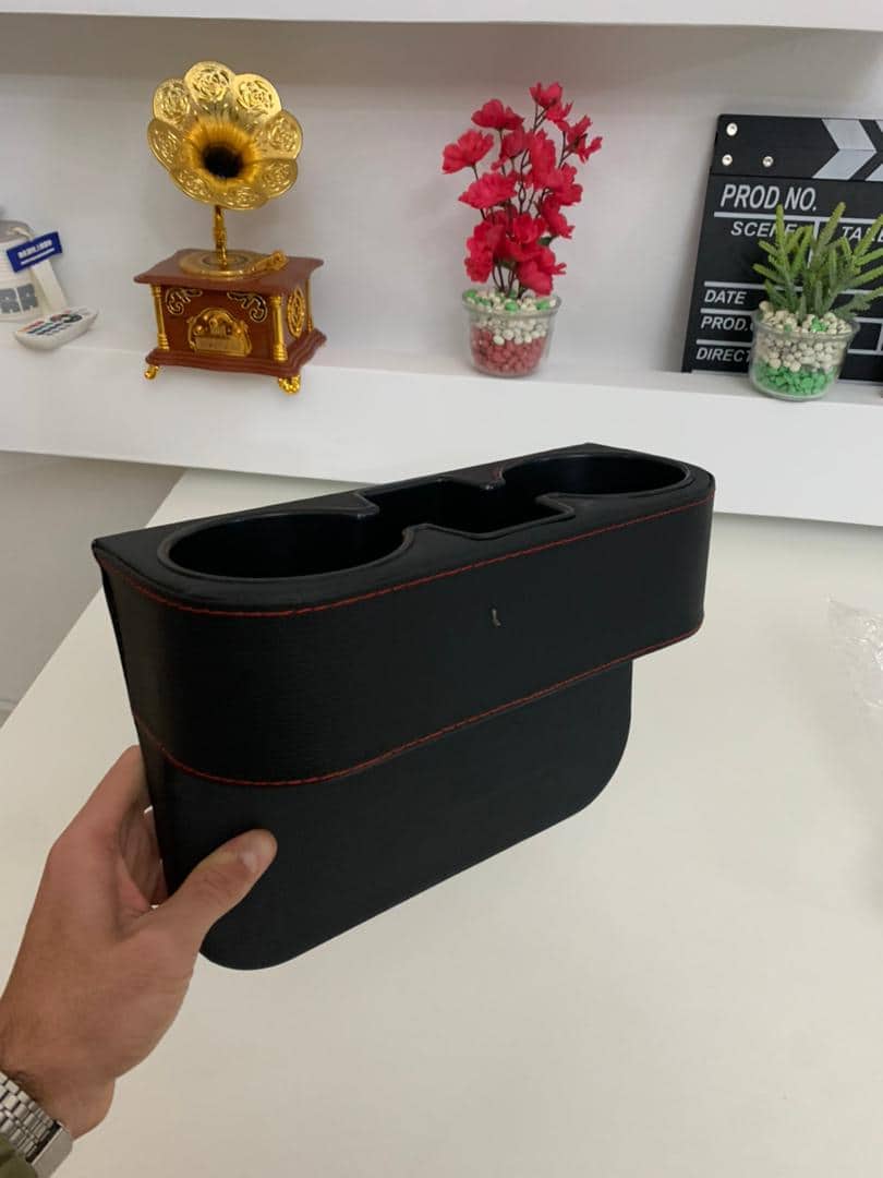 Organisateur de remplissage d’espace de voiture avec porte-gobelet - Accessoires Auto/Moto - صورة 8