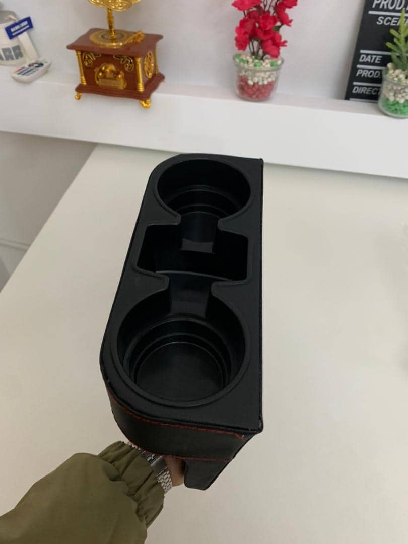 Organisateur de remplissage d’espace de voiture avec porte-gobelet - Accessoires Auto/Moto - صورة 9