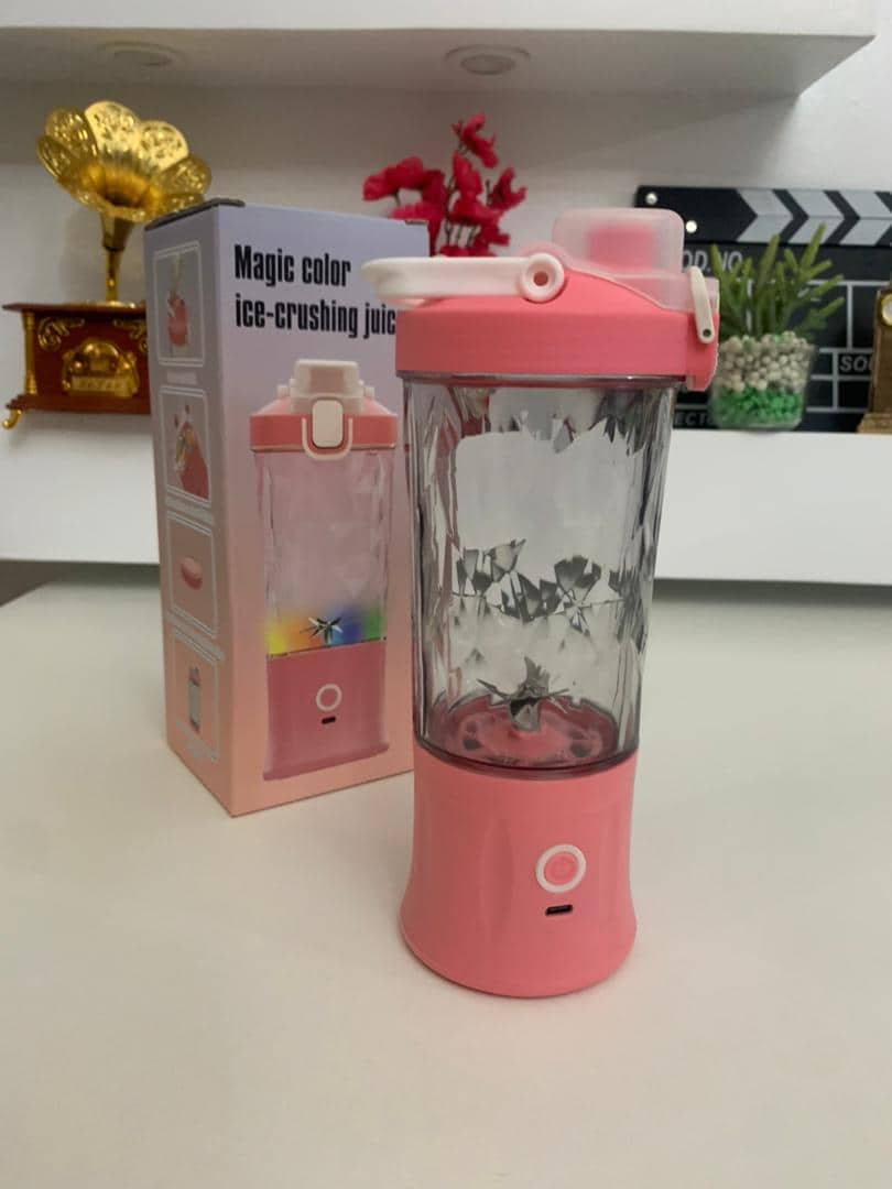 Mixeur Broyeur à Glace Rechargeable Portable 600ml - Cuisine - صورة 6