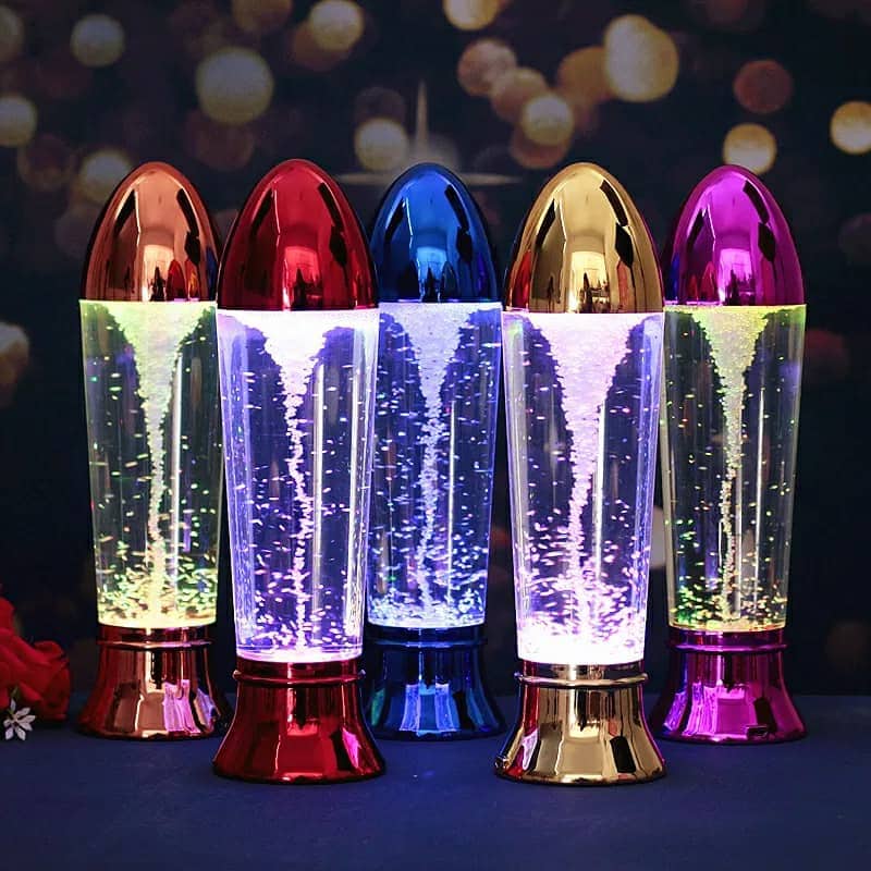 Lampe LED flocon de neige magique rotatif RGB - Électronique - صورة 2