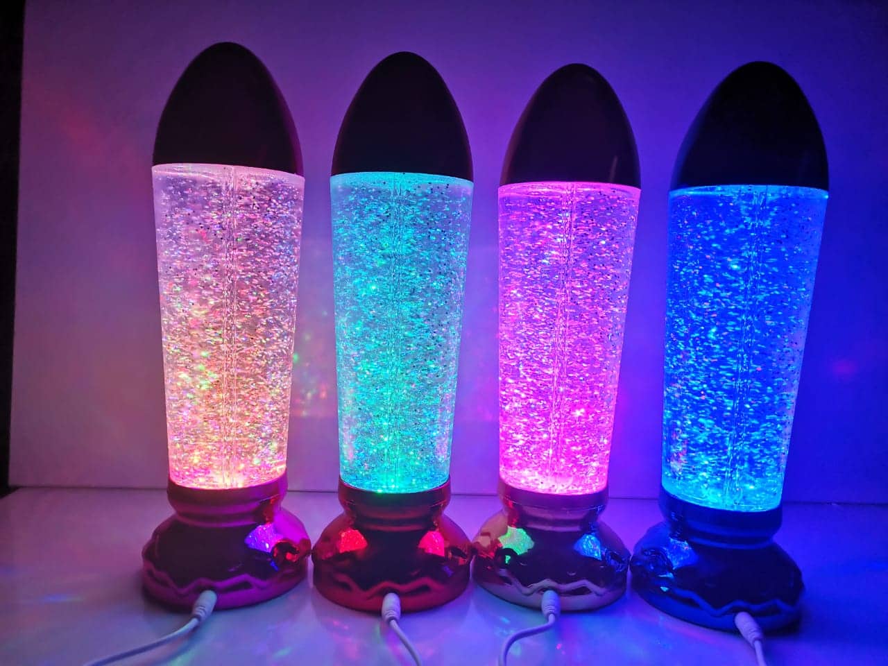 Lampe LED flocon de neige magique rotatif RGB - Électronique - صورة 4