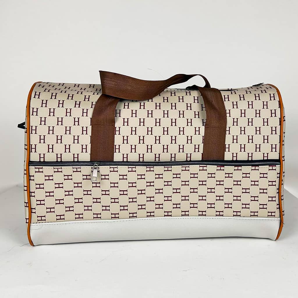 Pack 3Pcs Cabas Sac a Dos et Pochette en Tissue Imperméable Beige - Sac à dos et Mode - صورة 6