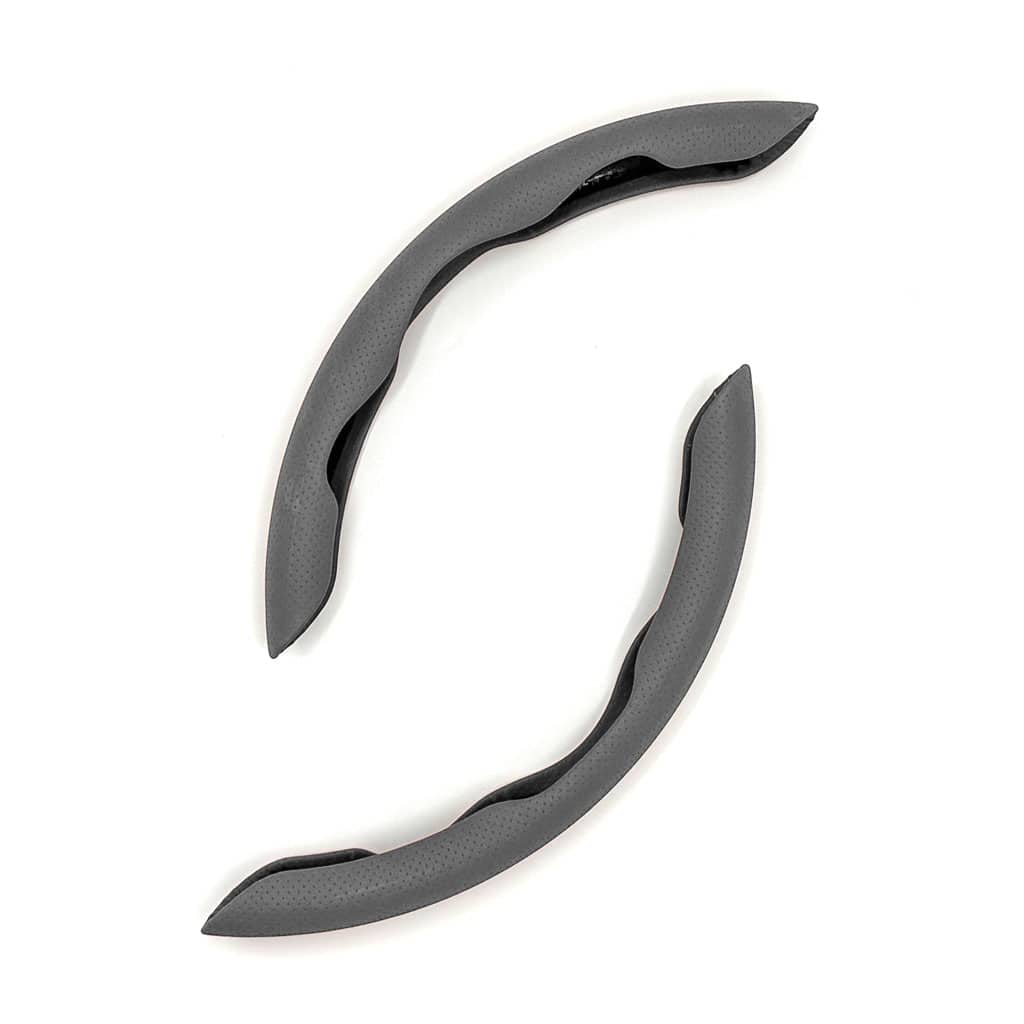 Couvre Volant Universel en Simili Cuir 2Pcs - Accessoires Auto/Moto - صورة 3