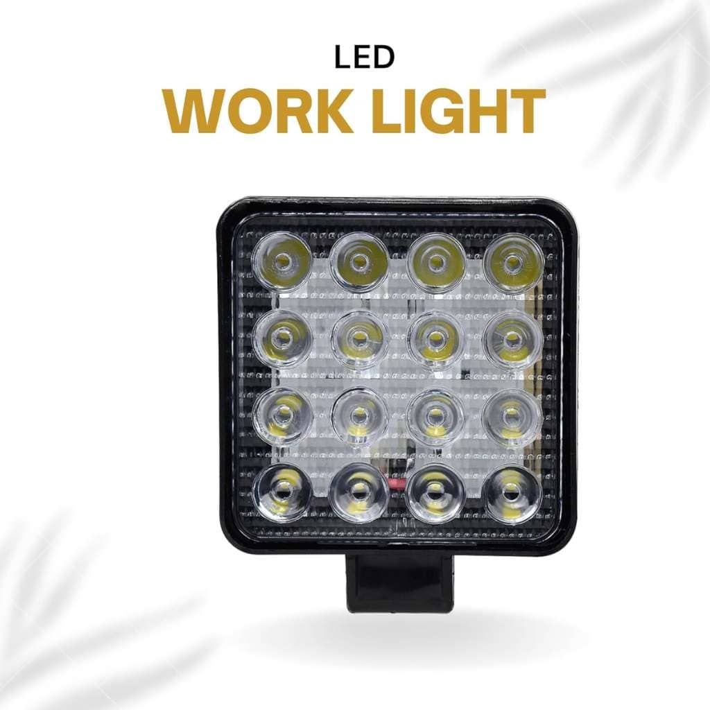 Phare de Travail LED 12V-24V en Aluminium pour Véhicules – مصابيح أمامية LED للألمنيوم 12 – 24 فولت لللمركبات - Accessoires Auto/Moto - صورة 7