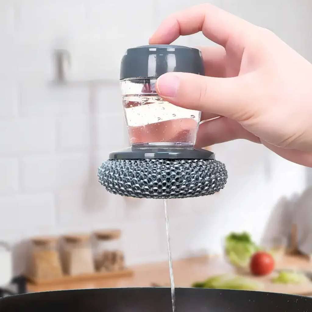 Brosse à Main avec Distributeur de Savon pour Cuisine – فرشاة يدوية بموزع صابون للمطبخ - Cuisine - صورة 2