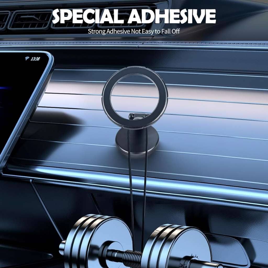 Support de Téléphone Magnétique Pliable pour Voiture – حامل هاتف مغناطيسي قابل للطي للسيارة - Accessoires Auto/Moto - صورة 4