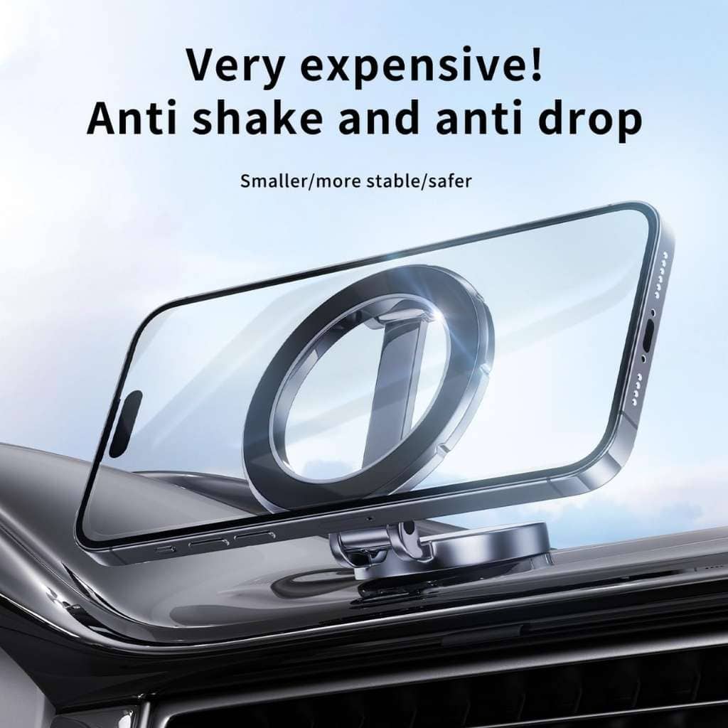 Support de Téléphone Magnétique Pliable pour Voiture – حامل هاتف مغناطيسي قابل للطي للسيارة - Accessoires Auto/Moto - صورة 10