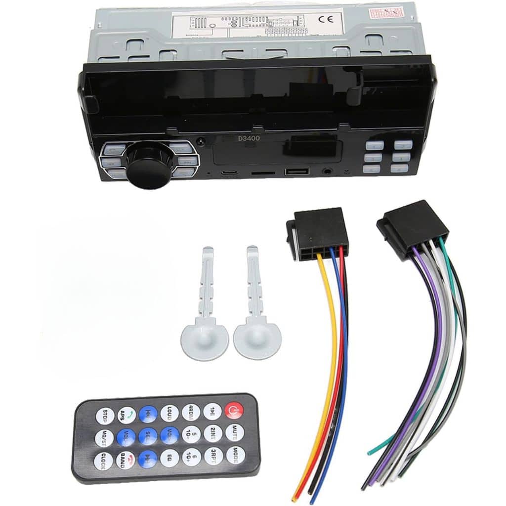 Autoradio Bluetooth Simple DIN avec Support Téléphone – راديو سيارة بلوتوث بسيط مع حامل هاتف - Accessoires Auto/Moto - صورة 5