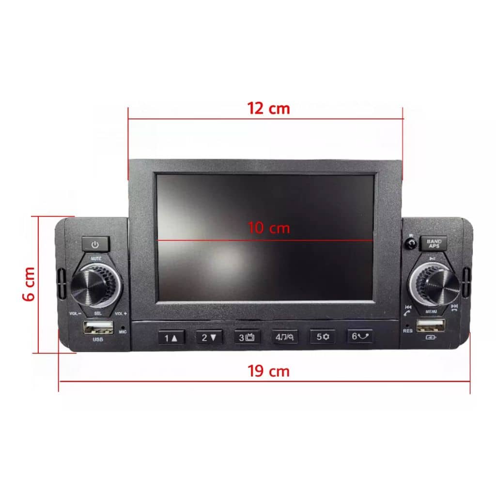 Autoradio Bluetooth avec Écran MP5 et Fonction MirrorLink – راديو سيارة بلوتوث مع شاشة - Accessoires Auto/Moto - صورة 8