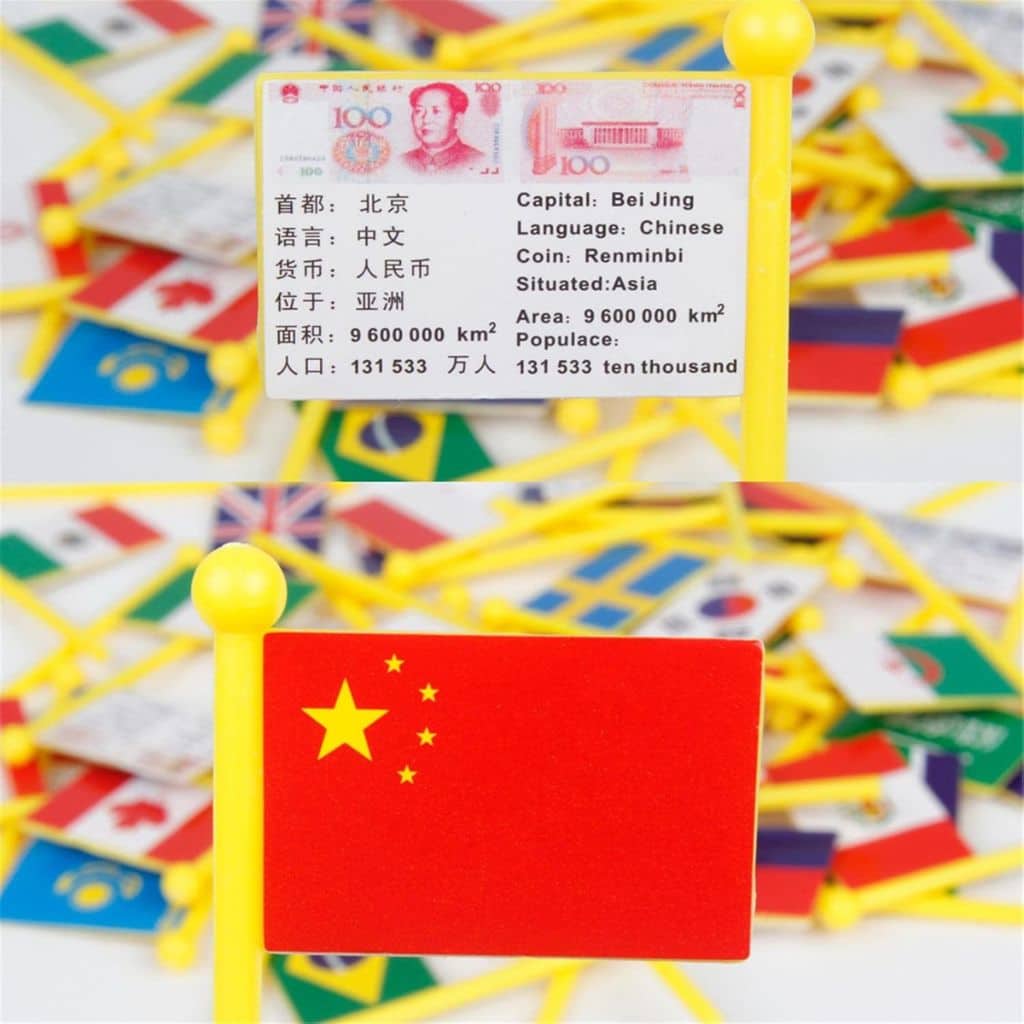 Puzzle Carte du Monde en Bois Pliable avec Drapeaux et Capitales – لعبة تعليمية للأطفال خريطة العالم مع الأعلام والعواصم - Jouet & Gaming - صورة 7