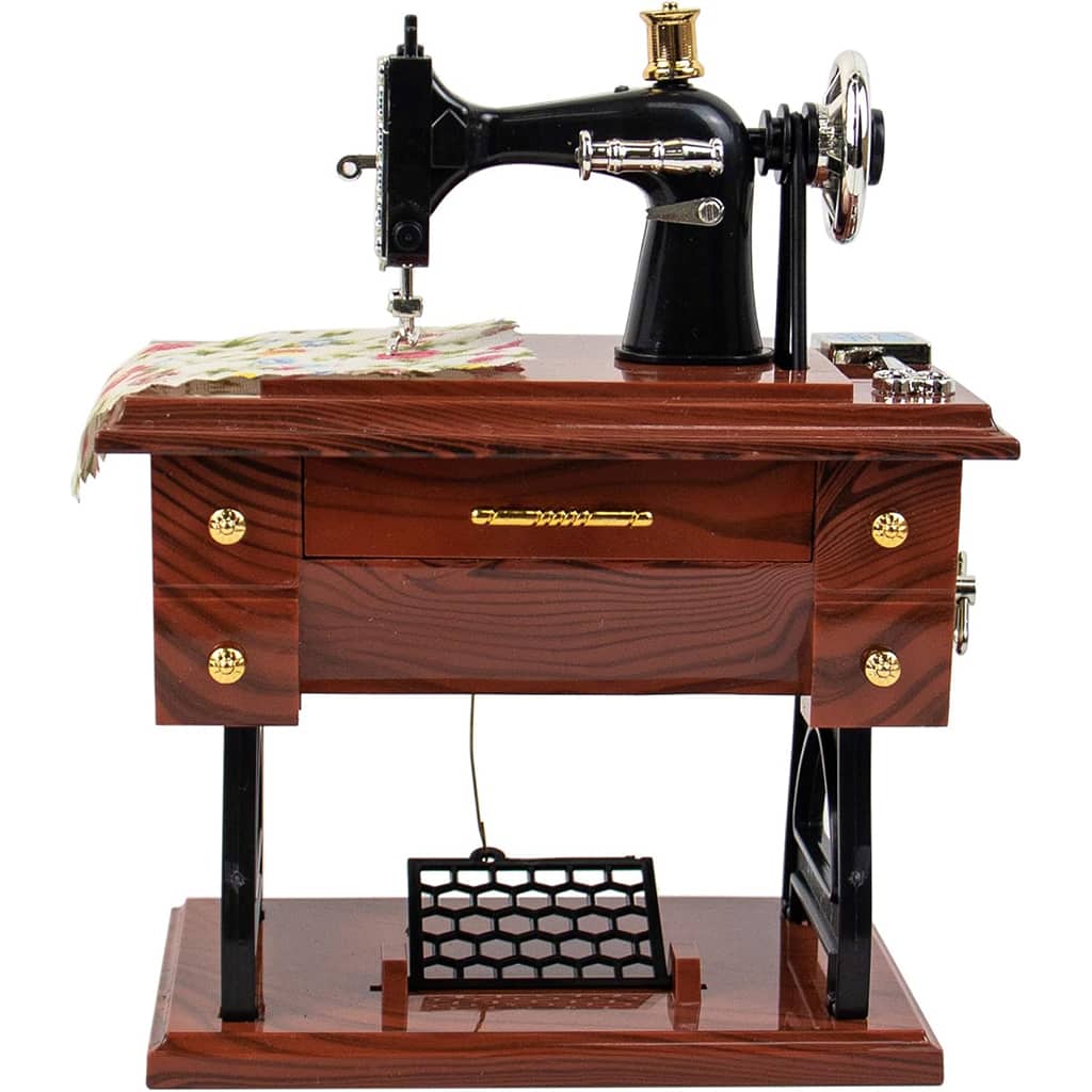 Boîte à Musique Miniature Machine à Coudre – ماكينة خياطة موسيقية - Décoration - صورة 3