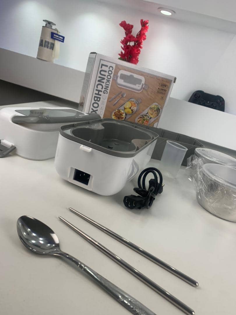 Boîte à Lunch Électrique Portable avec 2 Récipients Amovibles en Acier Inoxydable – علبة تسخين طعام - Cuisine - صورة 11