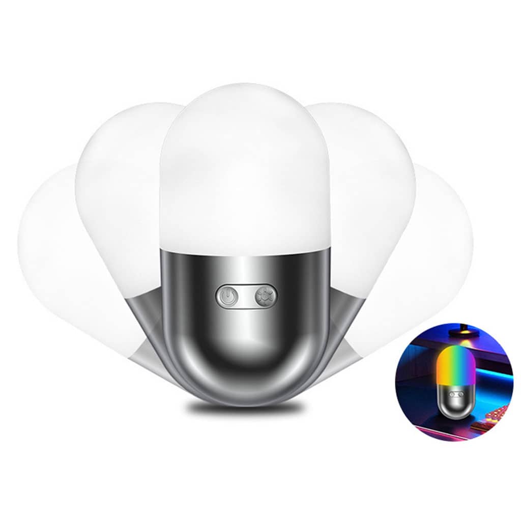 Lampe de camping rechargeable avec changement de couleur RVB – مصباح تخييم ملون - Électronique - صورة 3