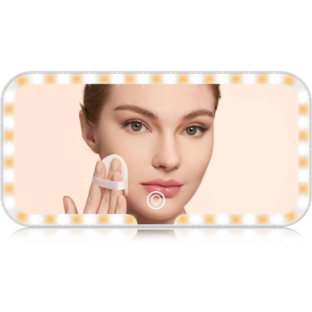Miroir de Pare-Soleil de Voiture à 3 Températures de Couleur – مرآة تجميل في السيارة - Soins et Beauté - صورة 4