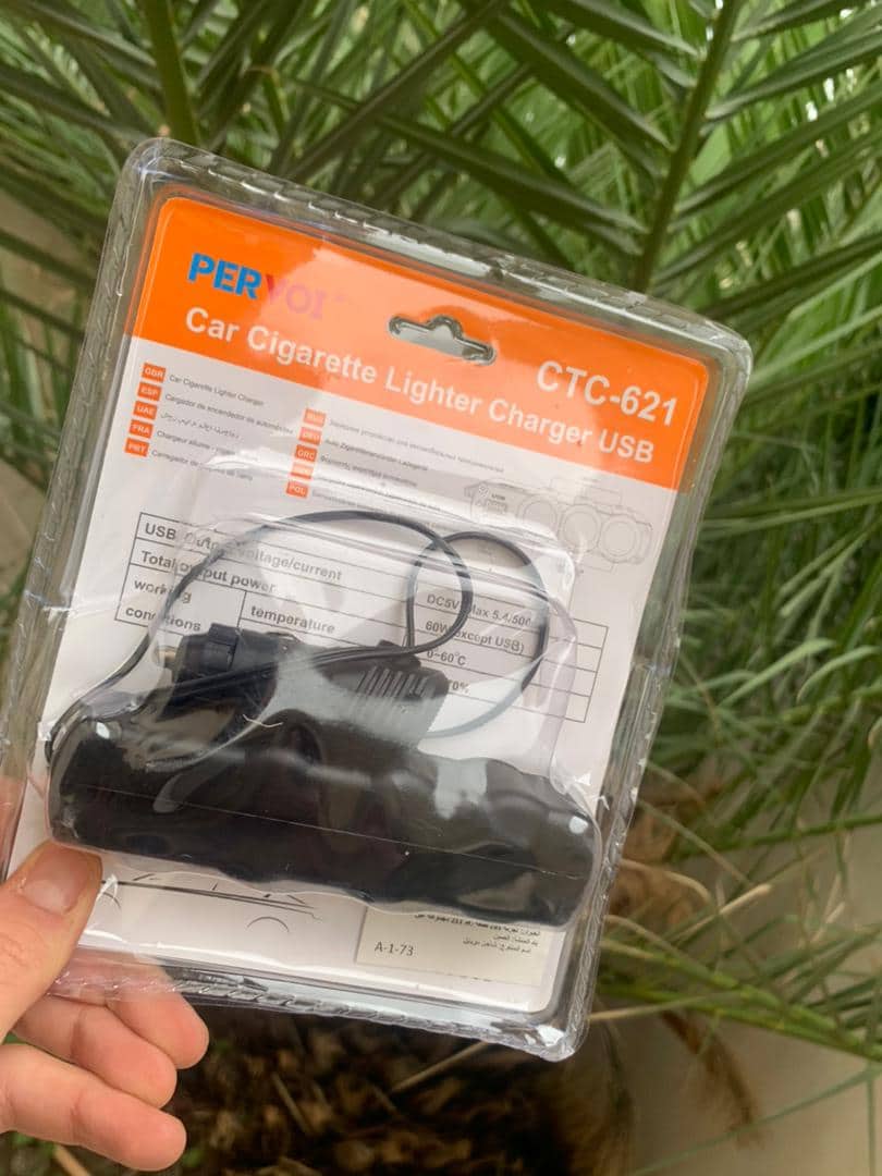 Triple Prise 12V/24V Allume-ci-gare USB Alimentation WF-0120 - Accessoires Auto/Moto - صورة 7