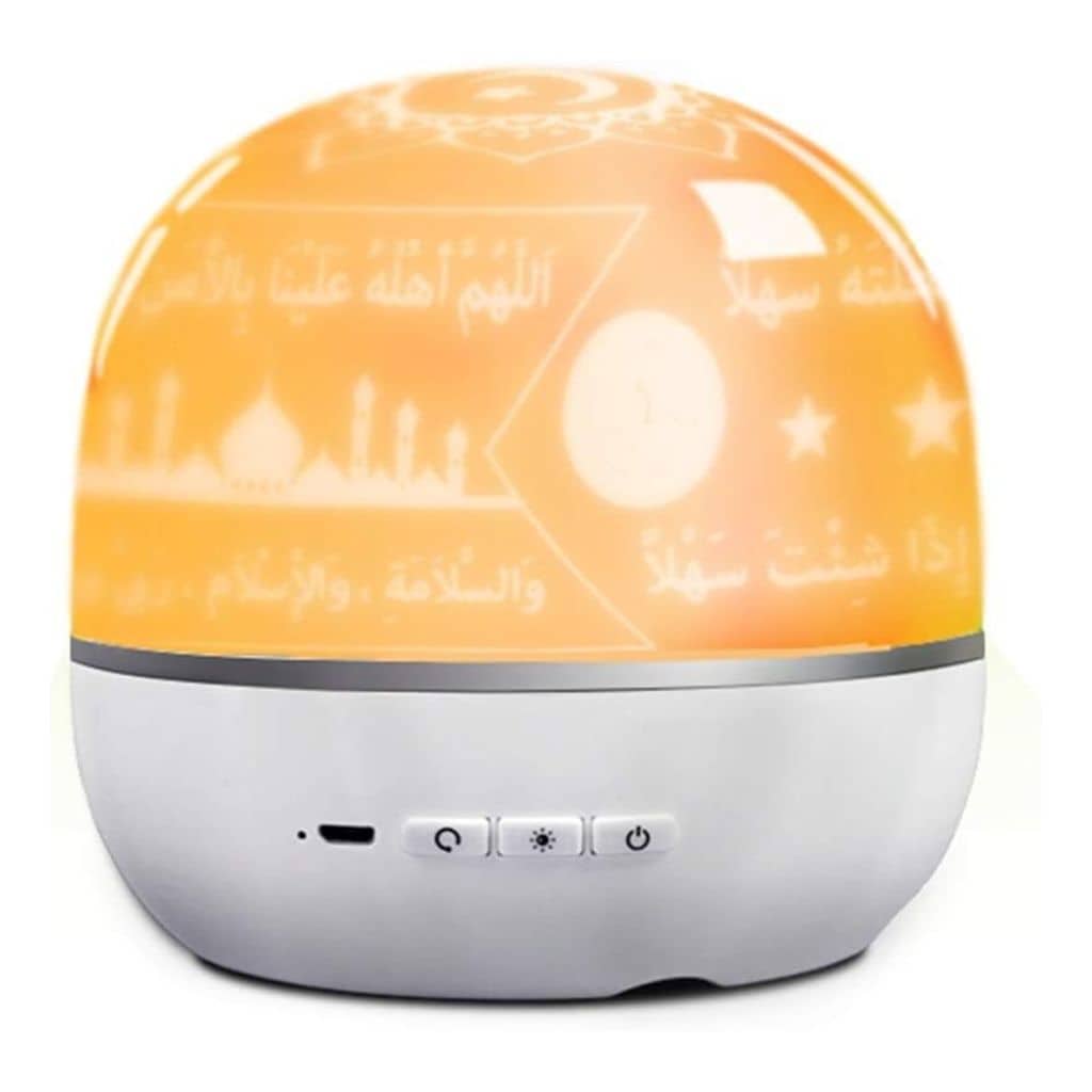Lampe de Projection Rotative avec Haut-Parleur du Coran – مصباح إسقاط مع مكبر صوت للقرآن - Électronique - صورة 2