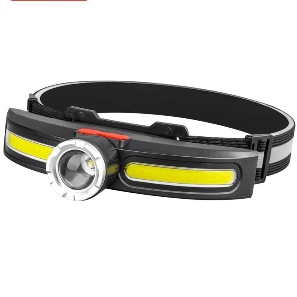 Lampe Frontale LED COB Multifonctionnelle Rechargeable par USB – مصباح الرأس أمامي متعدد الوظائف  - Électronique - صورة 5