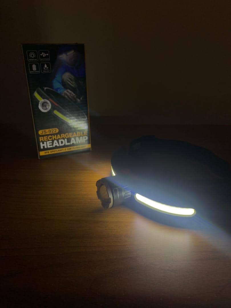 Lampe Frontale LED COB Multifonctionnelle Rechargeable par USB – مصباح الرأس أمامي متعدد الوظائف  - Électronique - صورة 9