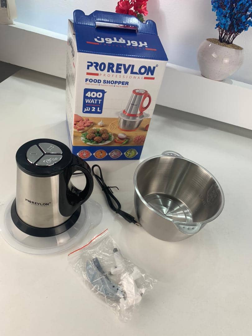 Hachoir à Viande Multifonction en Acier Inoxydable 300W/2L – مفرمة لحم متعددة الوظائف من الفولاذ المقاوم للصدأ - Cuisine - صورة 8