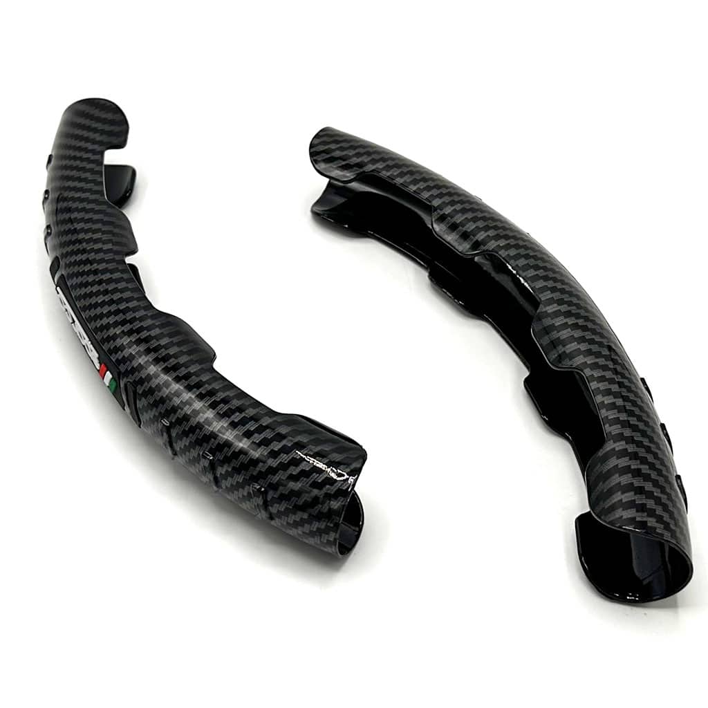 Couvre Volant Universel en Carbon Fiber 2Pcs - Accessoires Auto/Moto - صورة 6