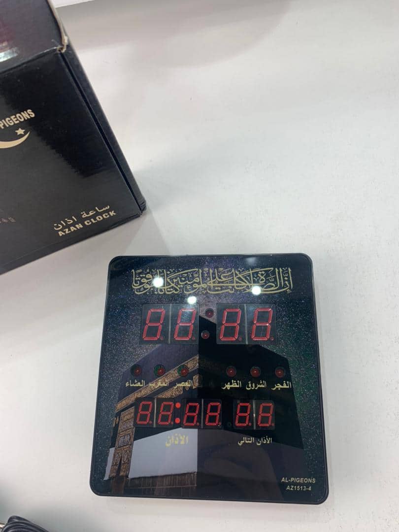 Horloge Islamic Digitale LED avec Heures de Prière Automatiques et Appel à la Prière – ساعة رقمية مع أوقات الصلاة والأذان - Électronique - صورة 5