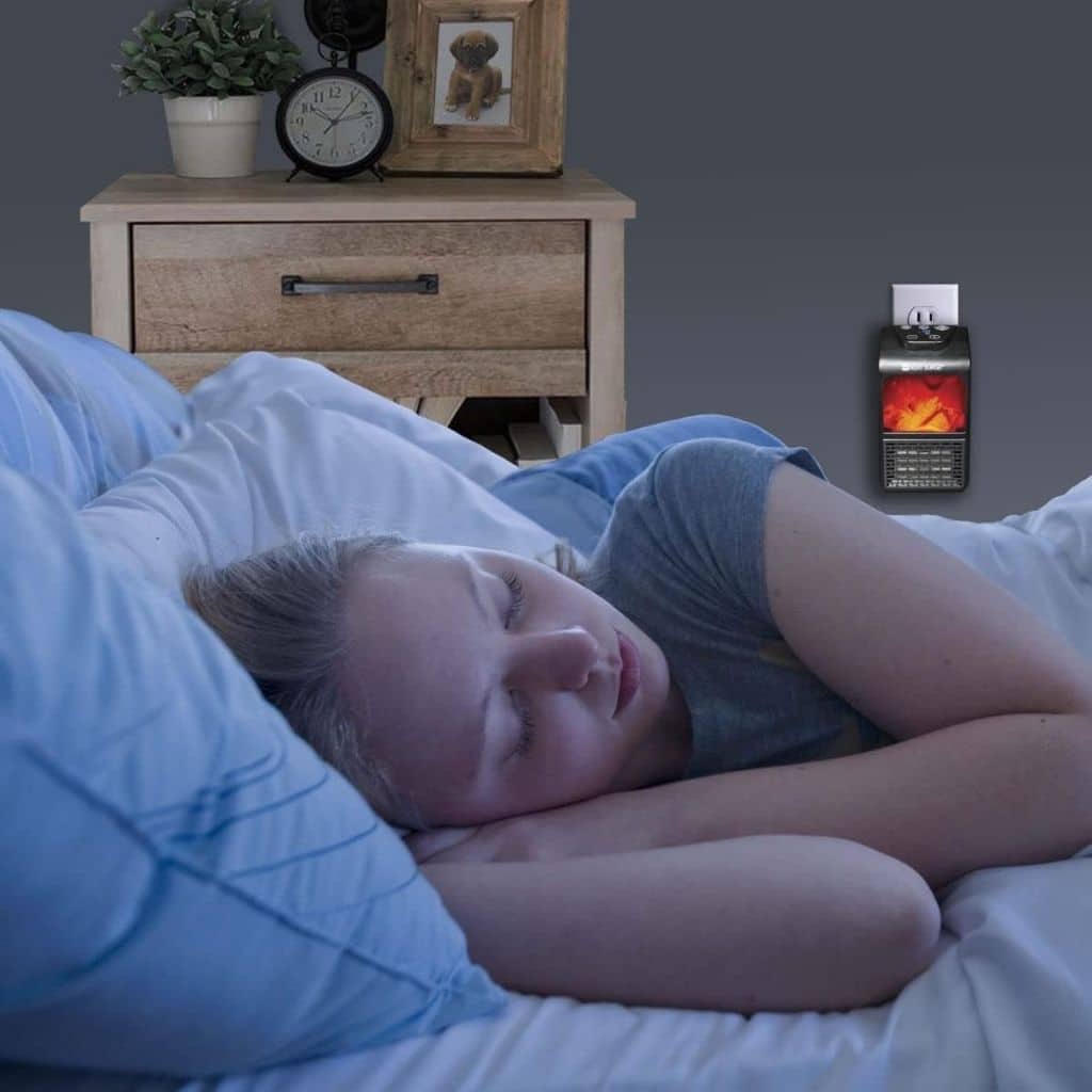 Chauffage Électrique Portable avec Effet Flamme 3D – مدفأة كهربائية محمولة بتأثير اللهب ثلاثي الأبعاد - Électronique - صورة 4