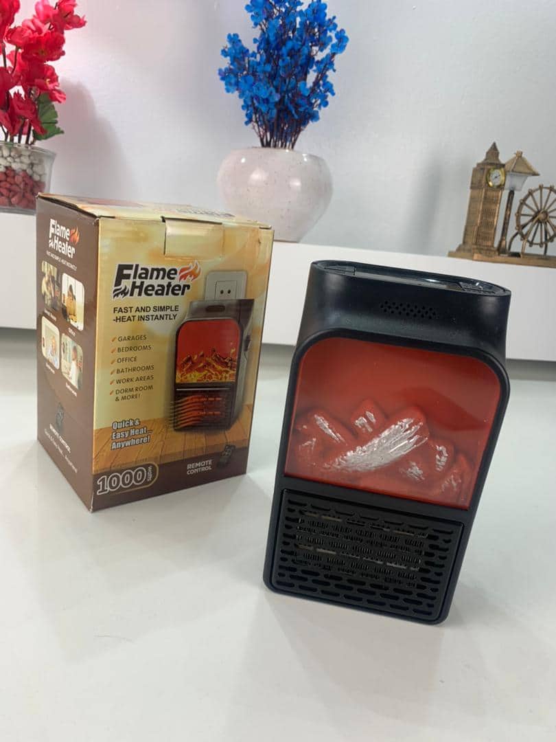 Chauffage Électrique Portable avec Effet Flamme 3D – مدفأة كهربائية محمولة بتأثير اللهب ثلاثي الأبعاد - Électronique - صورة 9