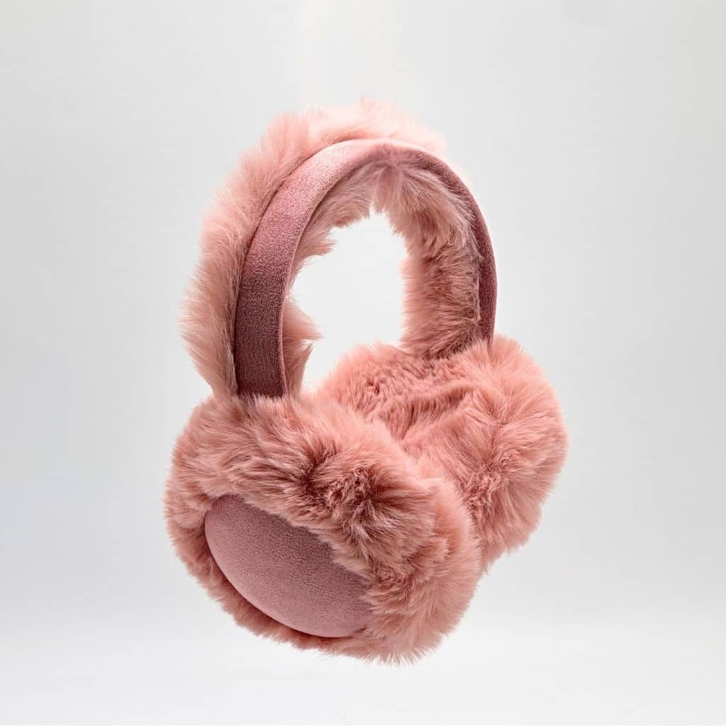 Cache-Oreilles et Casque Audio en Fausse Fourrure pour Femmes – سماعات رأس دافئة - Électronique - صورة 2