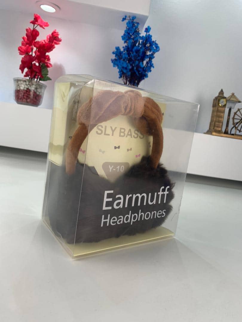 Cache-Oreilles et Casque Audio en Fausse Fourrure pour Femmes – سماعات رأس دافئة - Électronique - صورة 17