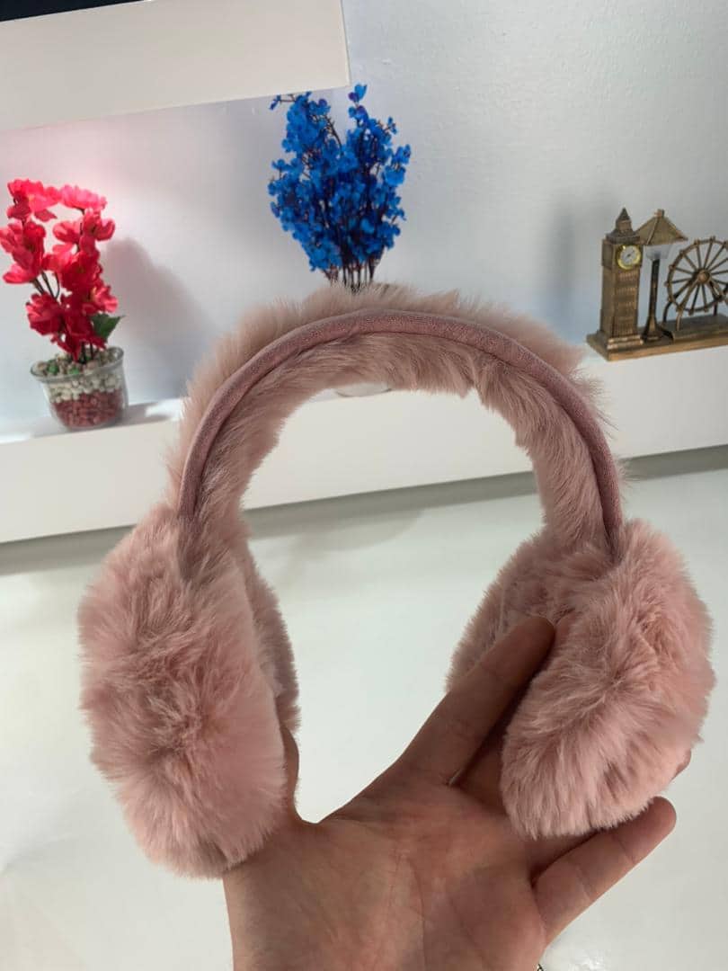 Cache-Oreilles et Casque Audio en Fausse Fourrure pour Femmes – سماعات رأس دافئة - Électronique - صورة 11