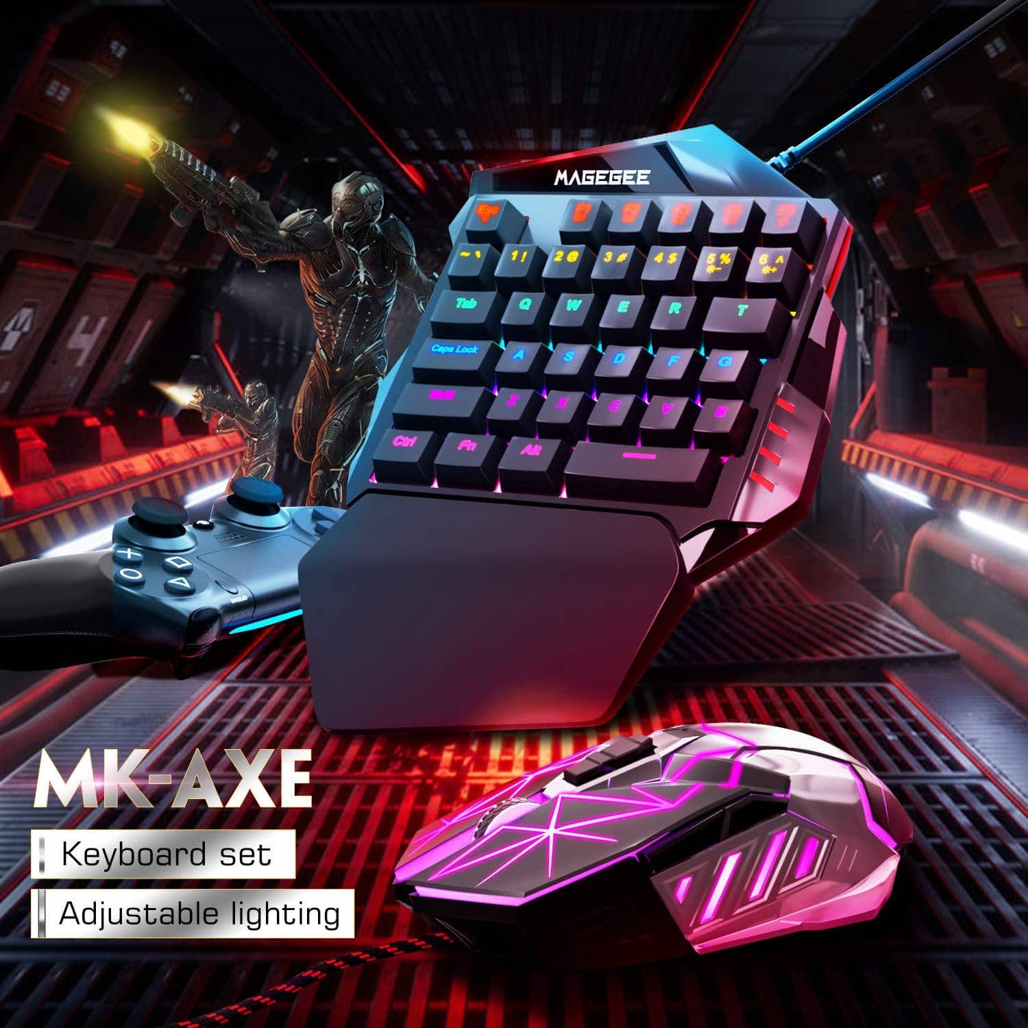 Mix Pro Clavier Souris 4en1 Pour smartphone Gaming PUBG-Fortnite - Électronique - صورة 6