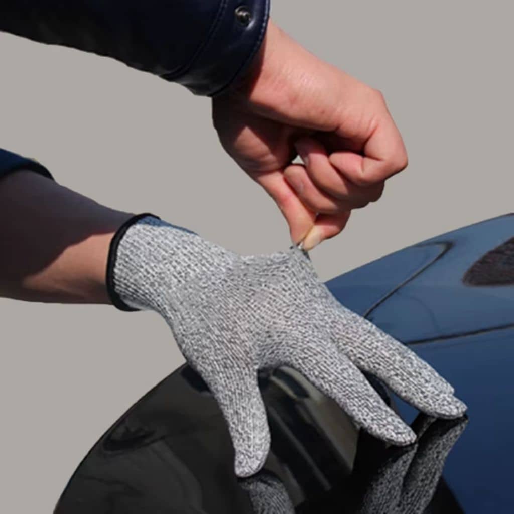 Gant de Protection Anti-Coupure Gant de Sécurité de Niveau 5  – قفازات المقاومة للقطع    - Outillage et Bricolage - صورة 5
